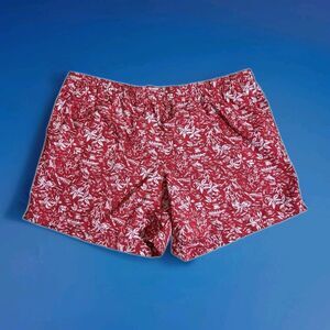 Columbia PFG Shorts Men’s Size XXL Floral Lightweight Red & White